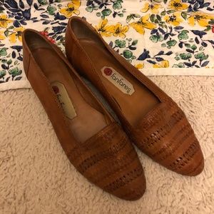Vintage leather flats